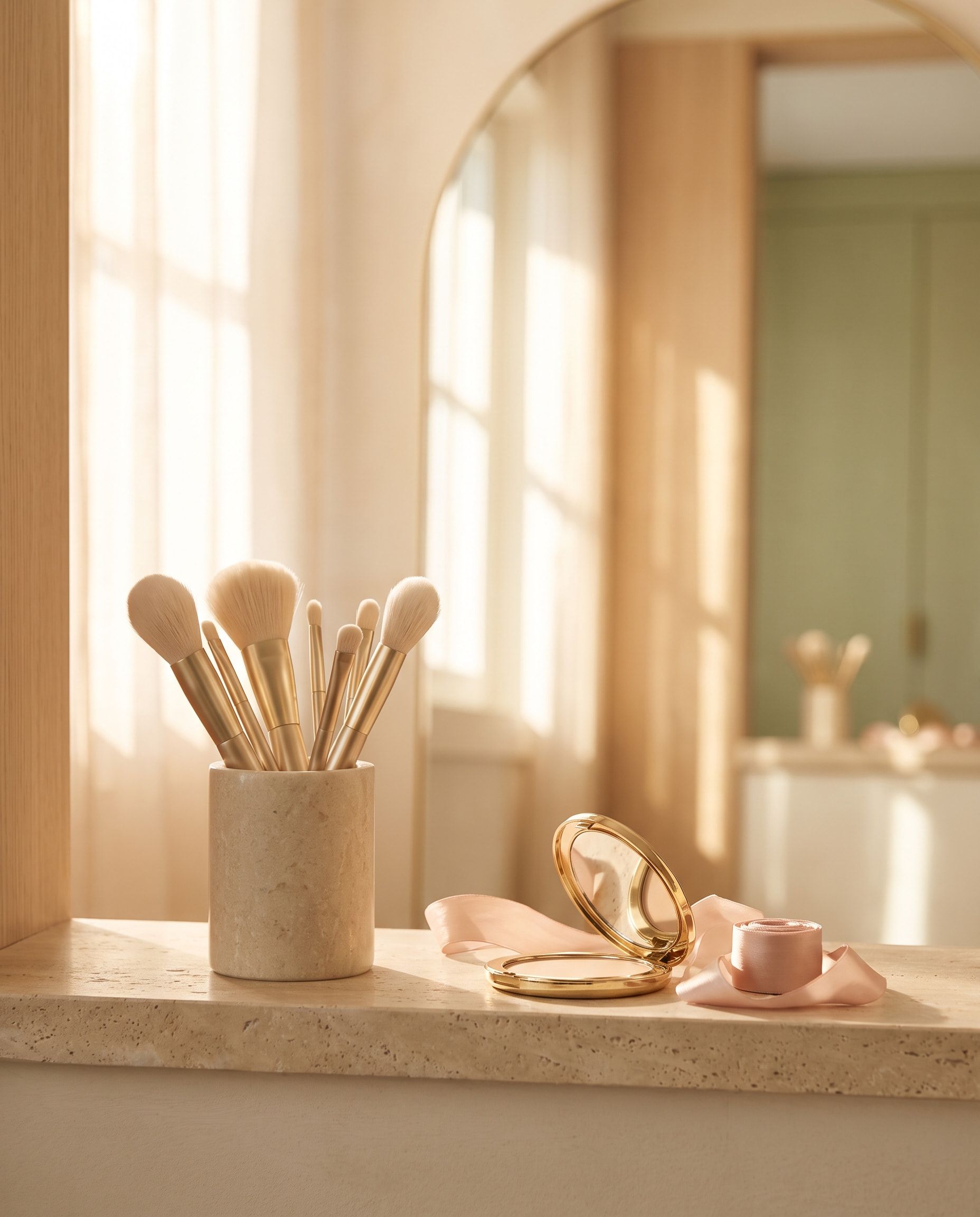 Makeup at Glowin: a quiet, considered moment