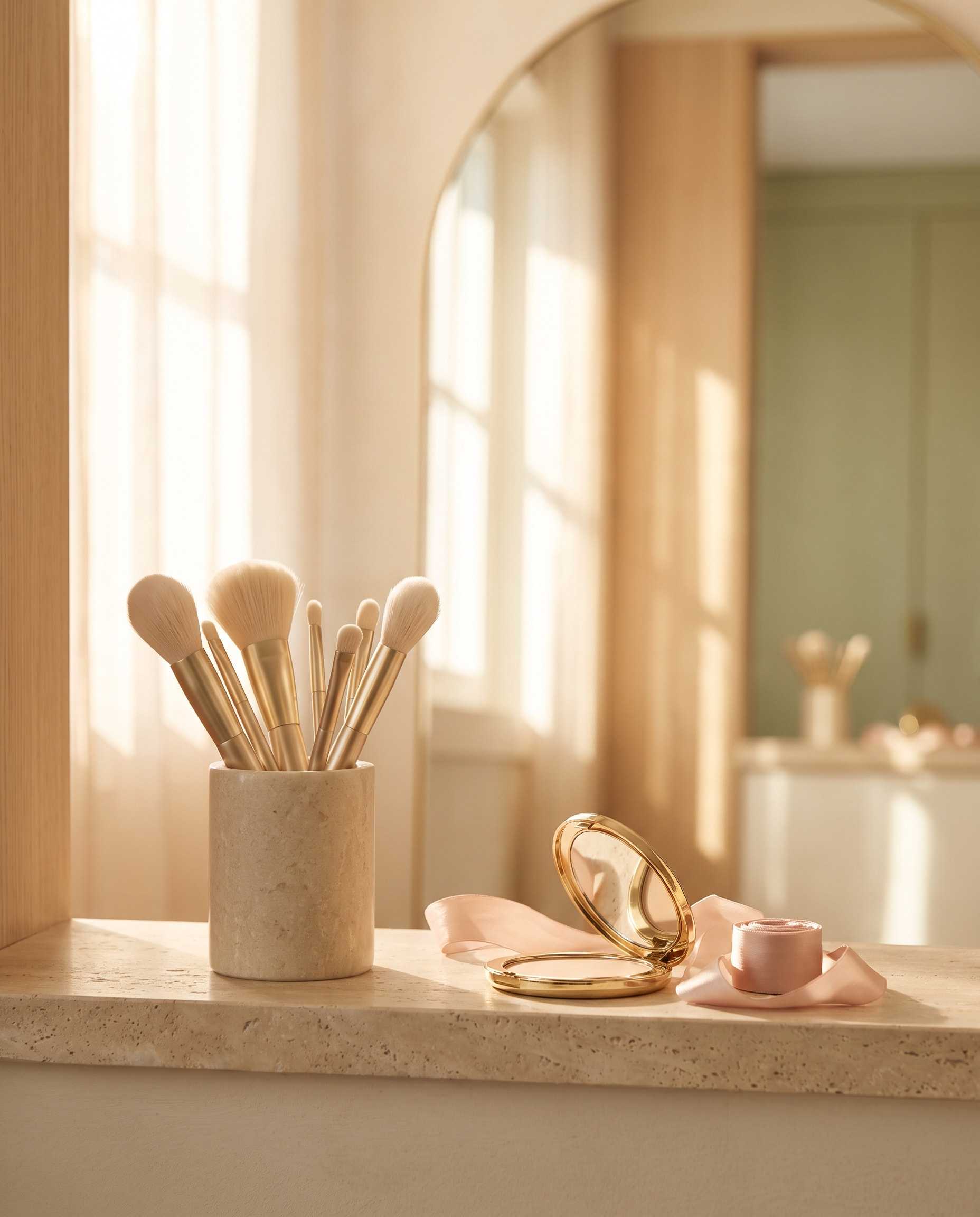 Makeup at Glowin: a quiet, considered moment